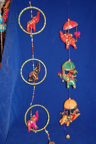 Multicolor Stylish Hanging Elephant