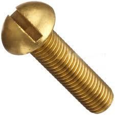 Brass Round Head Screw