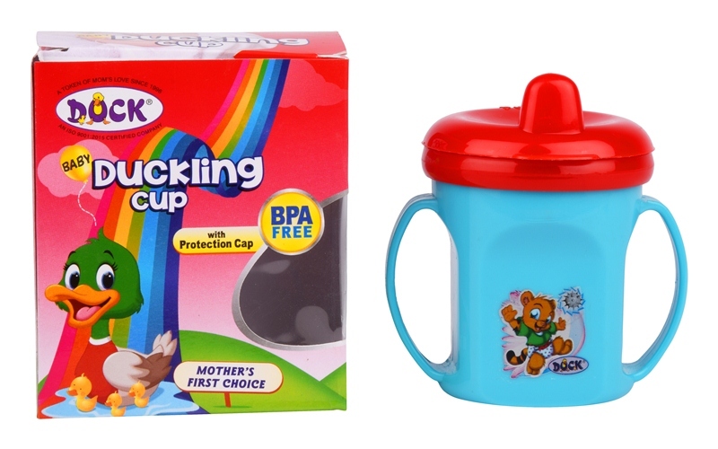 Red Duck - Duckling Cup Baby Sipper With Cap 210Ml