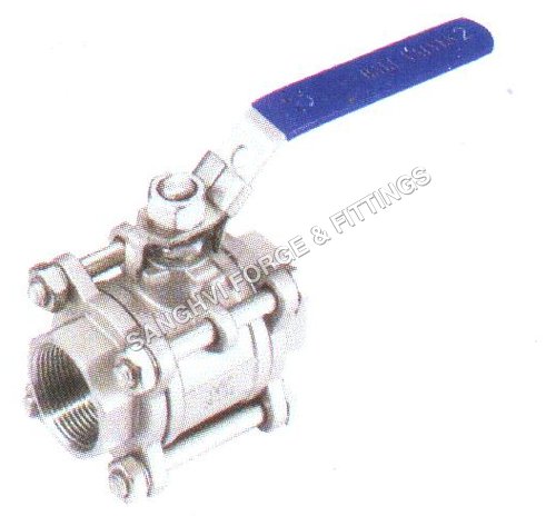 Stainless Steel Three Piece Ball Valve