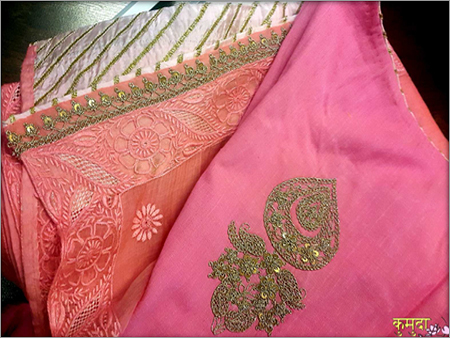 Cotton Hand Embroidery Suit