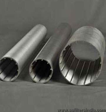 Wire Mesh - V-Shaped Wire Cylindrical Form Factor | Non-Clogging Long Life Easy to Clean Rigid Self-Supported Filtration Solution