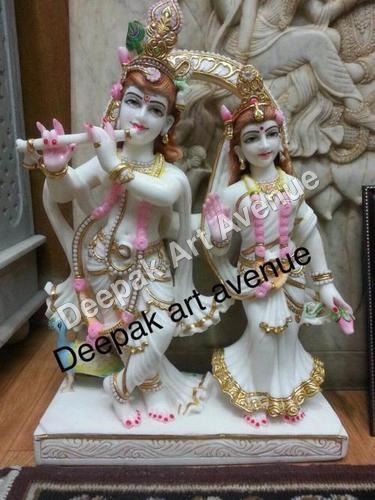 Radha Rani Marble Statue