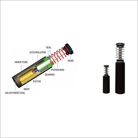 Black Medium Duty Shock Absorber
