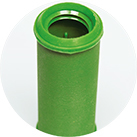 Threaded Caps With Entrance Lip