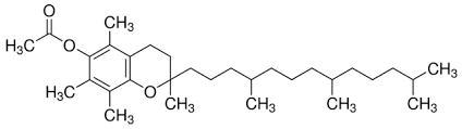 All-rac-alpha-tocopheryl acetate for peak identification