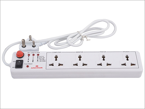 4 Way Socket with Single Switch