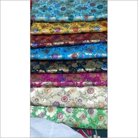 Floral Printed Kimkhab Fabric
