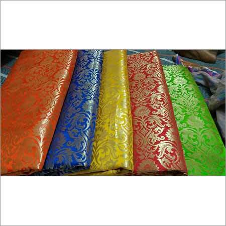 Block Printed Kimkhab Fabric