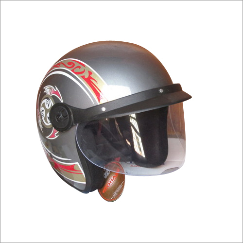 Open Face Helmet With Wisor