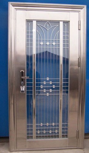 Stainless steel door