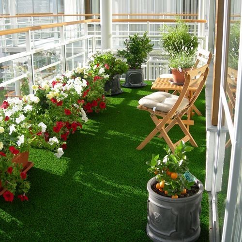 Artificial Balcony Grass