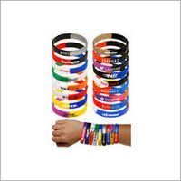 Multi Color Multicolor Silicone Wrist Band