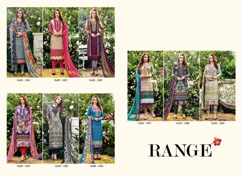 Range pashmina suit