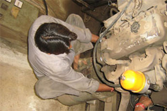COC( EL-1) installed on a Bus engine