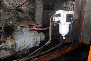 Locomotive Oil Cleaner