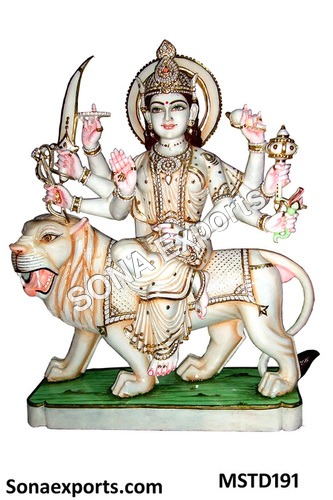 Marble Durga  Mata Statue