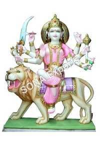 Marble Durga Statues