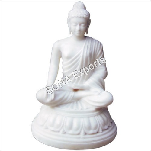 White Marble Buddha Statue