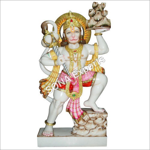 Marble Bajrangbali Statue