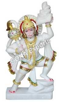 Makrana Marble Hanuman Ji Statue