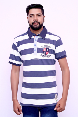 Fila T-Shirts - Cotton, Sizes: S, M, L, XL, XXL | Short Sleeve, Polo Collar, Vibrant Casual Essentials for Youth