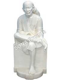 White Marble Saibaba Murti
