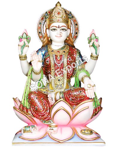 Marble Laxmi on Lotus