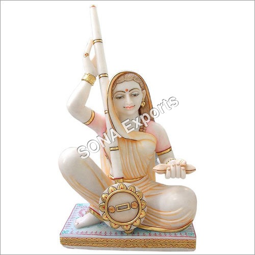 Marble Meera Bai Statue