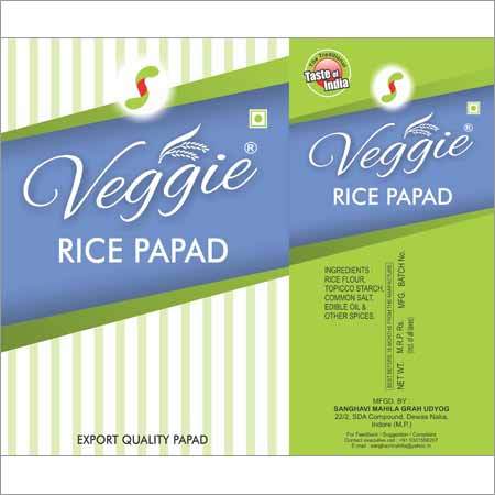 White Rice Papad Jeera Katran
