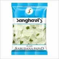 White Sago Papad