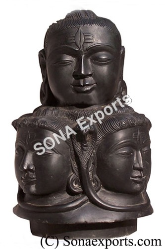 Black Marble Shivalinga