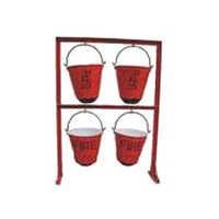 Red Fire Bucket Stand (without Bucket)