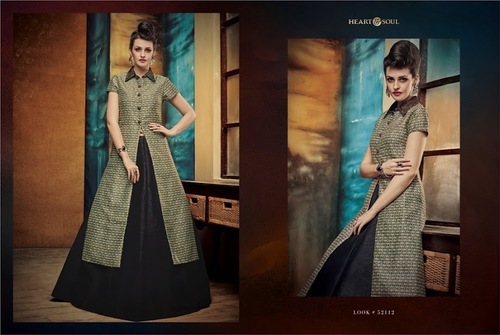 Black Stylish Indo Western Dress