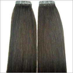 Black Natural Straight Tape In Hair Extensions