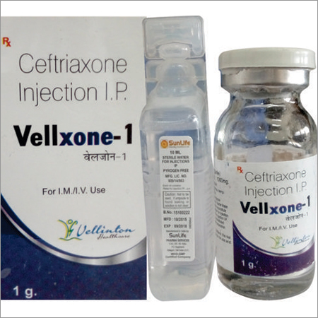 Ceftriaxone Injection By VELLINTON HEALTHCARE