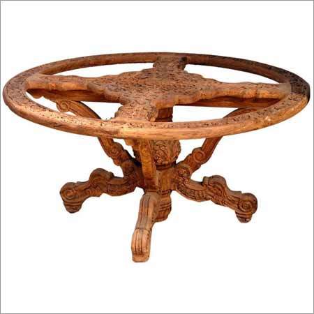 Handmade Wooden Round Table