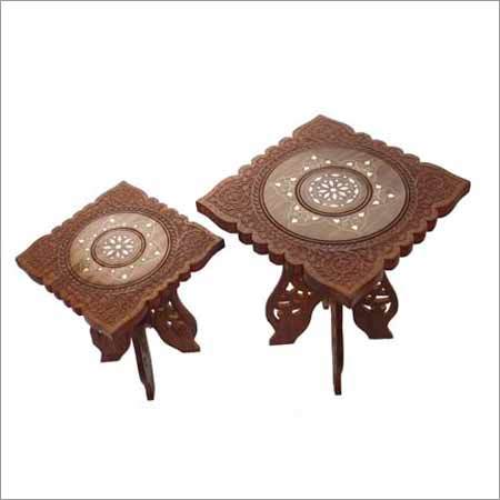 Antique Wooden Stool - Solid Rosewood, Natural Finish, UV Resistant | Handmade, Skid Resistant, Easy to Clean, Versatile Design