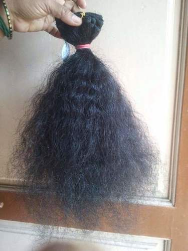 Black Indian Remy Natural Wavy Hair