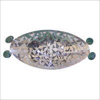 Silver Bowl Set - Silver, 12x6x3 Inches | Floral Carvings, Durable Design, Elegant Appeal, Stylish Serving, Gift-ready Packaging
