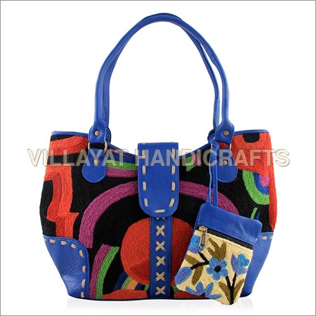 Suede Leather Ladies Handbag