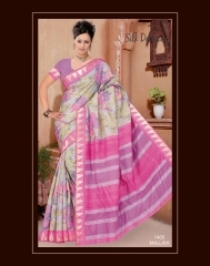 Snazzy Grey Coonoor Silk Saree
