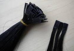 Black V Tip Hair Extensions