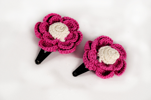 Crochet Hair Clips
