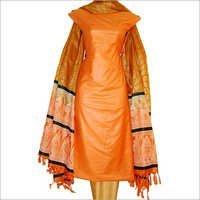 Unstitched Silk Salwar Kameez Material