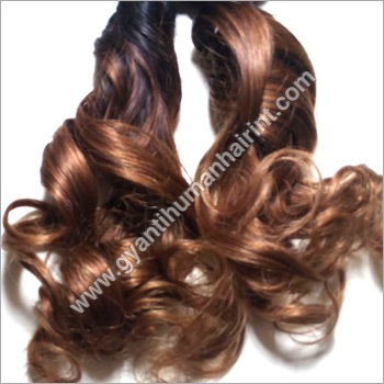 Roll Wavy Human Hair Extension Machine Weft