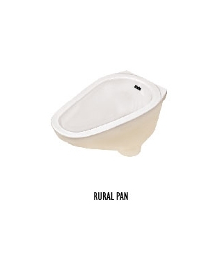 White Ceramic Rural Pan