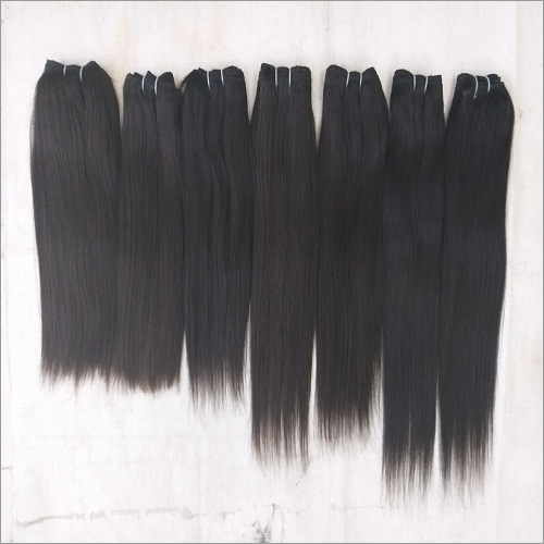 Raw Single Donor Straight Temple Human Hair