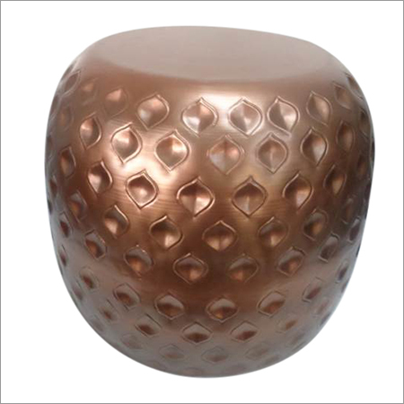 Round Brass Stools