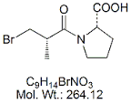 Captopril Impurity B C9H14Brno3